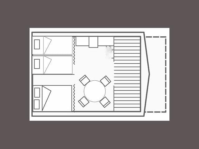 Bungalow Tent 4p - Canvas bungalow Amazone Standard 20m² foto 6